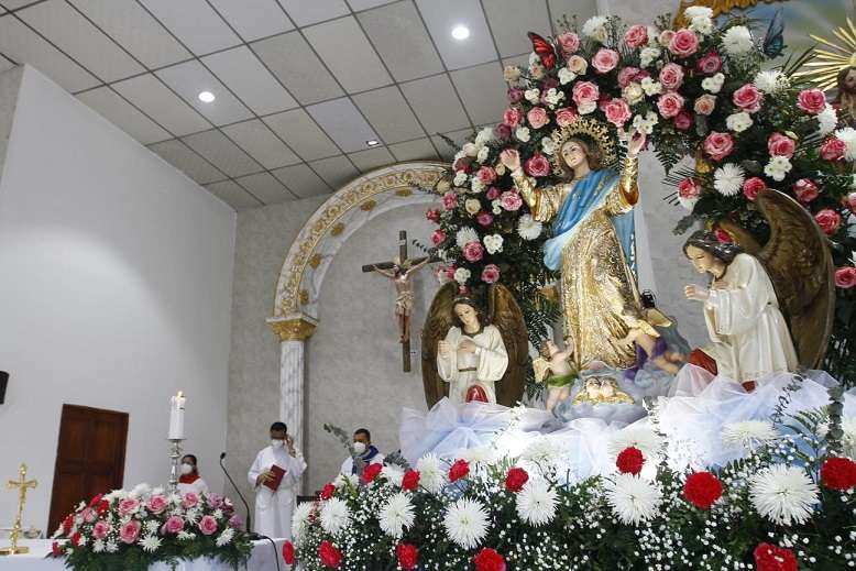 Las misas se realizan en la parroquia Nuestra Señora de la Asunción. Foto: Edwards Santos