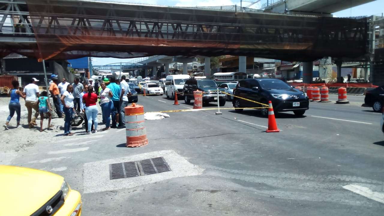 Vista general de la escena del accidente. Foto: Jean Díaz