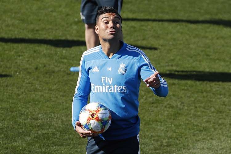 El centrocampista brasileño prefirió no recordar a CR7 cuando le preguntaron por la falta de pegada del Real Madrid. Foto: EFE