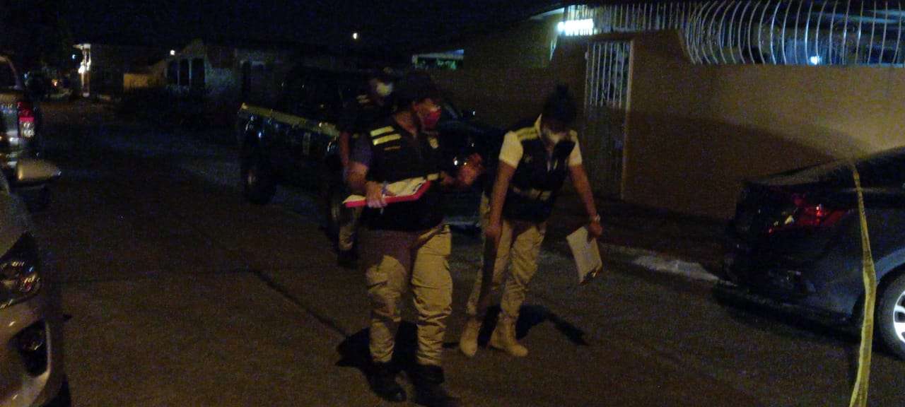El homicidio se registró en Las Acacias, corregimiento de Juan Díaz.  Video: Alexander Santamaría 
