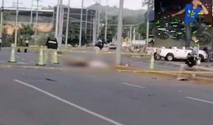 La víctima falleció de forma instantánea tras el accidente. Captura de pantalla / Chiriquí Noticias
