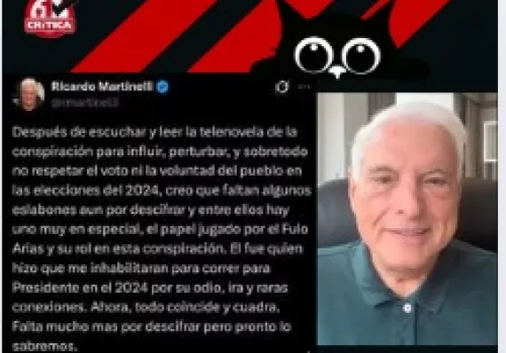 Martinelli: Todavía faltan piezas en la conspiración contra Mulino 