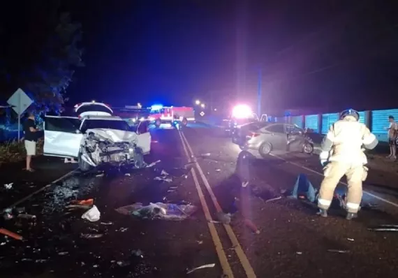 Peatón muere trágicamante; dos vehículos lo atropellan en Guararé