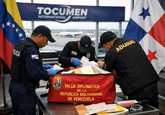 Venezuela acusa a Panamá de abrir valija diplomática en aeropuerto