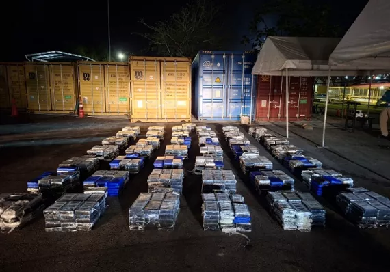 Panamá, Bélgica y Lituania: Ruta de megaincautación de droga en el Pacífico