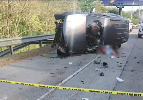 Accidente de tránsito en el Corredor Sur deja una víctima fatal