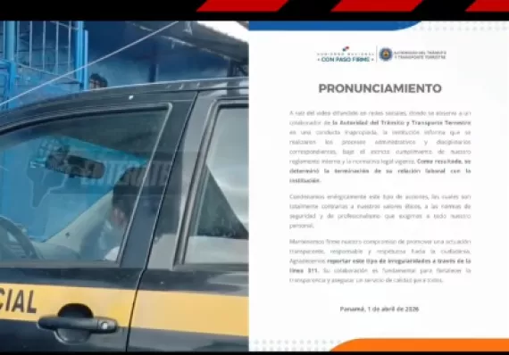 Botan a funcionario de la ATTT tras pólemico video en redes 