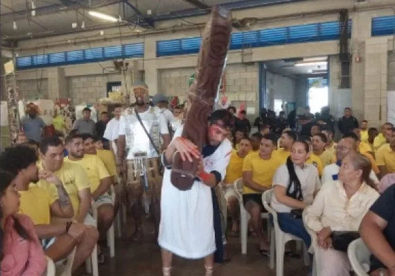 Privados de La Nueva Joya conmueven con “La Pasión de Cristo”