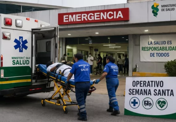 Ocho muertes y más de 9 mil atendidos en Semana Santa