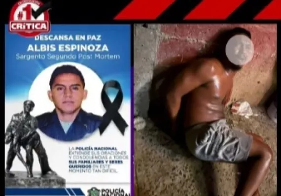 Desde un balcón soltaron bala que mató a policía y capturan a alias "Chema"