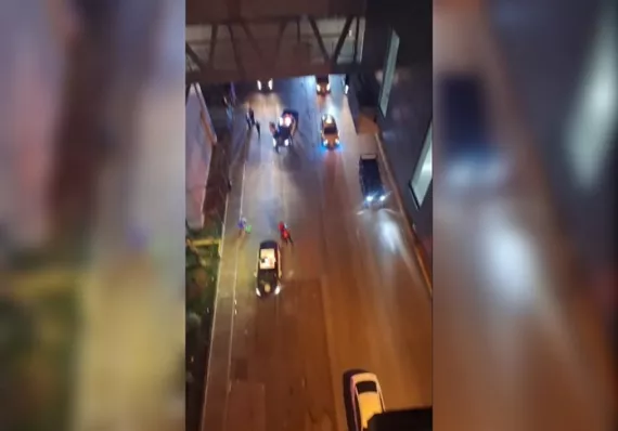 Velocidad asesina bajo estación del Metro Las Mañanitas