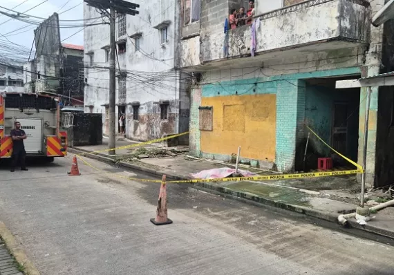 Resbalón mortal en Colón