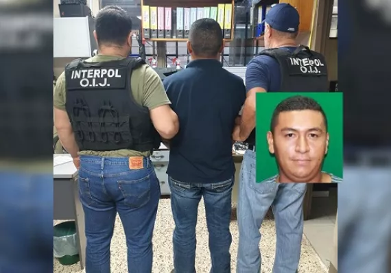 Narcotraficante panameño, buscado desde 2021, es capturado en Costa Rica