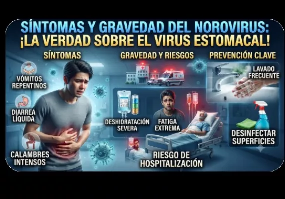 ¡Se dispara el norovirus! En 48 horas se reportan 1,580 casos 