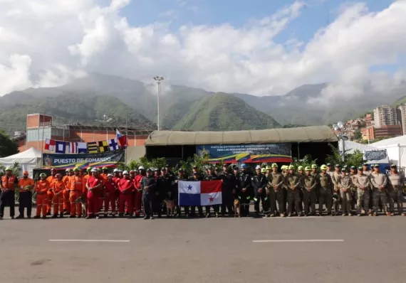 USAR Panamá culmina misión en Venezuela