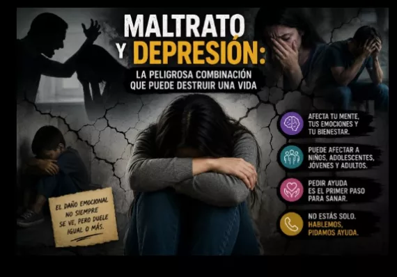 Maltrato y depresión: la peligrosa combinación que puede destruir una vida