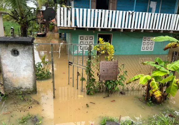 Alerta verde en 19 distritos por lluvias, tormentas y fuertes vientos