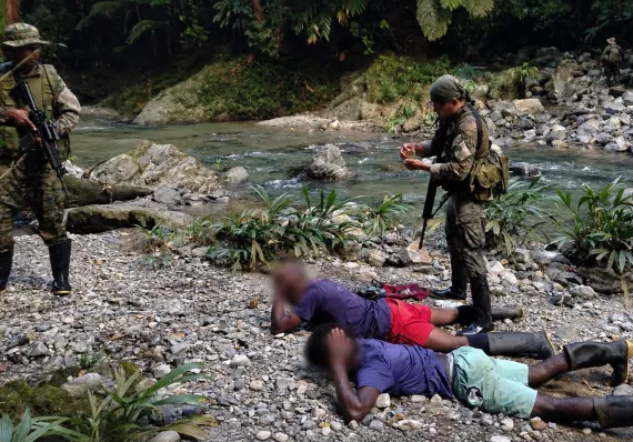 Cinco colombianos caen por presunta minería ilegal en Darién