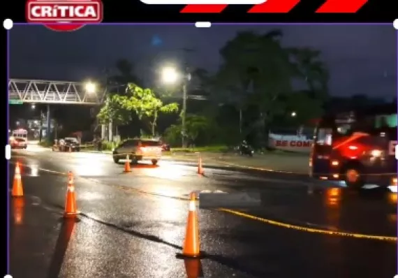 Tragedia en la madrugada: joven muere arrollado en la vía Panamá-Colón 