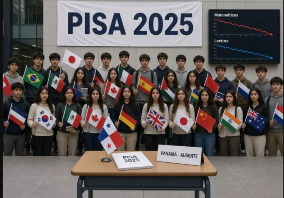 Panamá fuera de PISA 2025 mientras la educación mundial vuelve a caer 