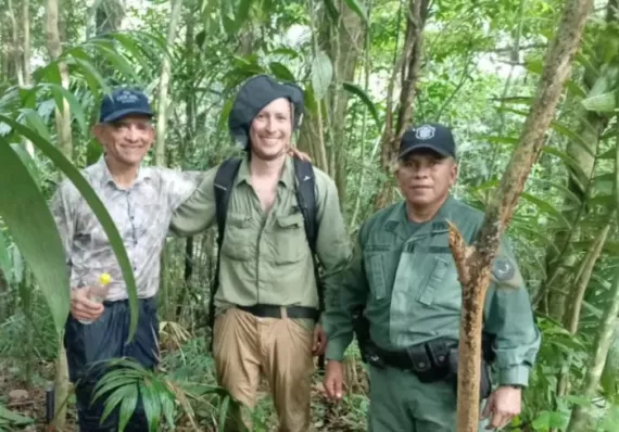 Encuentran y ponen a salvo a estudiante extraviado en Gamboa
