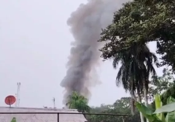 Colón: Incendio y explosiones en depósito del MEF en Davis