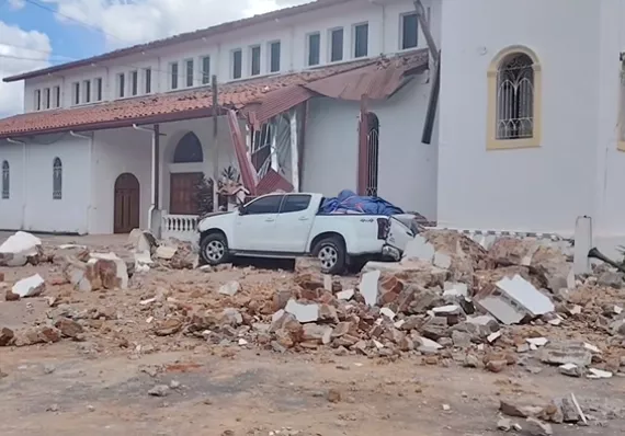 Sismo de magnitud 7.2 con epicentro cerca de Tonosí sacude Panamá (Videos)