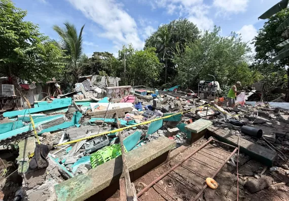 SINAPROC identifica con etiquetas de colores las casas afectadas por el sismo