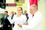 Shirley Castañeda promete que ninguna ley quedará engavetada