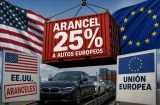 ¡Los va a clavar! Trump impondrá arancel del 25% a autos de la Unión Europea