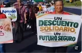 Jubilados van otra vez por descuentos tras veto del presidente Mulino