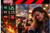 ¡Cómo duele! Aumenta gasolina; el diésel costará $5