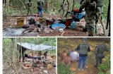 Desmantelan campamento de minería ilegal en Tortí; hay 5 detenidos