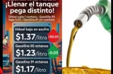 Diésel sube y gasolina apenas baja: así quedan los precios