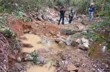 Quebrada El Naranjo en Capira es afectada por la minería ilegal