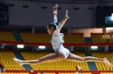 Gimnasta panameña Aylin Goon a la final de Viga en Suramericanos de la Juventud
