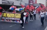 Obreros salen a la calle y denuncian persecución sindical este 1 de mayo