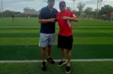 Dos veragüenses de barrio se reencuentran entre fútbol, recuerdos y gloria