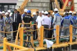 Mulino recorre astillero en Balboa y resalta el empuje del empleo naval