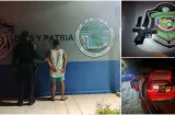 Se paseaba en la playa con más de $14 mil y una pistola cargada