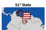 Trump causa polémica al compartir un mapa de Venezuela como “Estado 51”