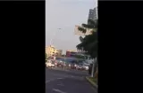 Pescadores bloquean vía y protestan frente al Mercado de Mariscos