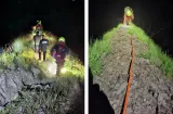 Rescatan joven belga tras 8 horas perdida en el Cerro Los Picachos