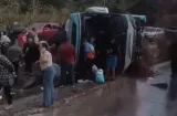 Bus con simpatizantes de Martín Torrijos se vuelca; un muerto y 30 heridos