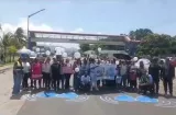 Pintan corazones azules a un mes de la muerta de familia en Chame