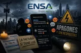Redes sociales explotan contra ENSA por fallas eléctricas y falta de respuestas
