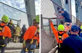 Rescatan a ciudadano en lo alto del Puente de las Américas