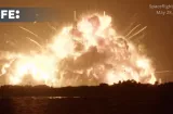 Explota un cohete de Blue Origin en Florida durante una prueba 