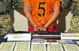 Cae sujeto en Metetí con presunta droga y más de tres mil dólares