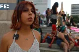 Trabajadoras sexuales marchan contra el Mundial de fútbol en México